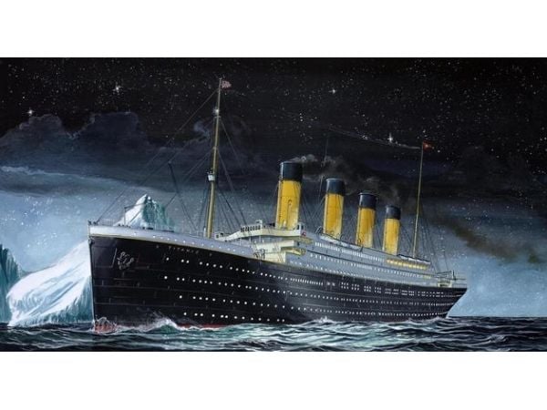Revell R.M.S. Titanic, Marineskipsmodell, Monteringssett, 1:1200, R.M.S. Titanic, Plast, Avansert