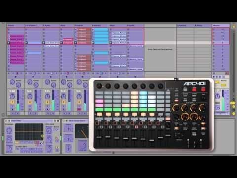 Akai APC40 MKII, 9 kanaler, Sort