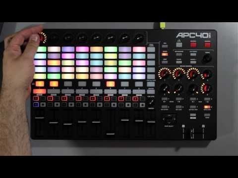 Akai APC40 MKII, 9 kanaler, Sort