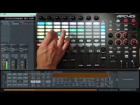 Akai APC40 MKII, 9 kanaler, Sort