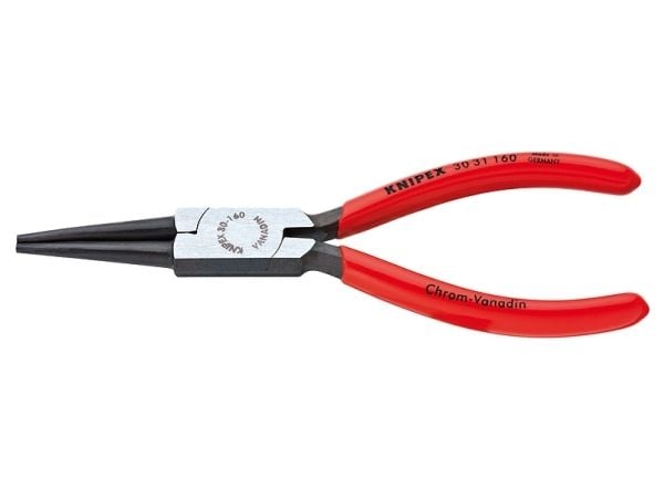 Knipex 30 31 16, Kärkipihdit, 2,5 mm, 4,1 cm, Terästä, Muovi, Punainen