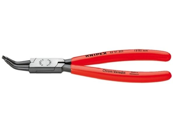 Knipex 44 31 J02, Låseringtang, Kromvanadiumstål, Plast, Rød, 140 mm, 90 g