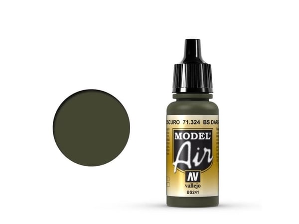 Vallejo 71.324, Vihreä, Akryylimaali, Nestemäinen, 17 ml, 1 kpl |