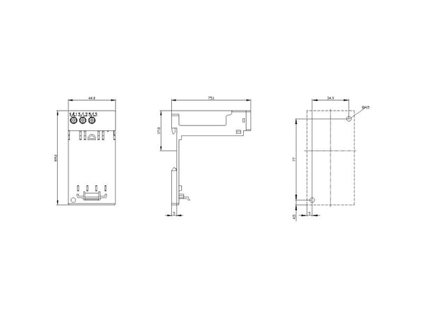 Support Stand-Alone SZ S00, 3RU2916-3AA01