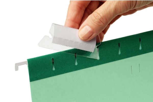 Saranoitu kansio Esselte kirkas 50x15 mm sisäkkäin - (25 kpl)