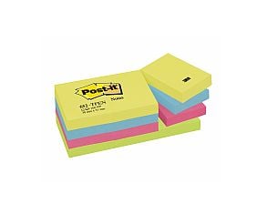 3M 653TFEN, Rektangel, Multifärg, 38 mm, 51 mm, 100 ark