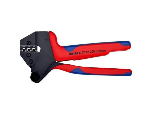KNIPEX Crimp System -pihdit vaihdettaville puristuslaitteille