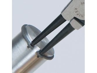 Knipex 46 31 A22, Låseringtang, Kromvanadiumstål, Plast, Rød, 185 mm, 133 g