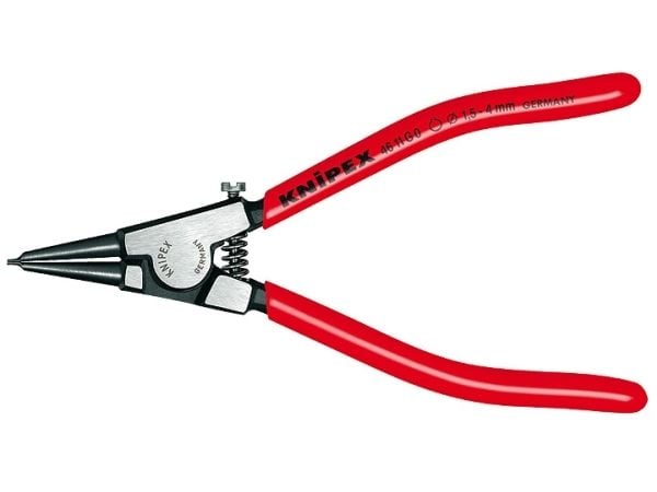 Knipex 46 11 G1, Lukkorengaspihdit, Kromivanadiini-teräs, Muovi, Punainen, 140 mm, 85 g