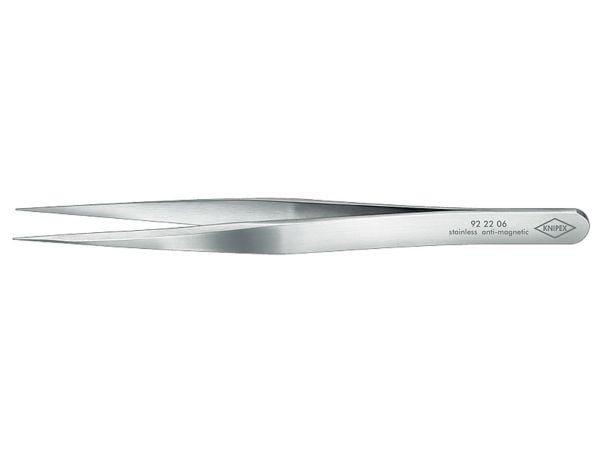 Knipex 92 22 06, Stål, Metallisk, Spetsig, Rak, 15 g, 120 mm