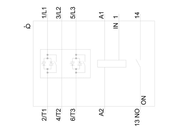 Siemens mykstartmotoreffekt ved 400 V 18,5 kW motoreffekt ved 230 V 11 kW 400 V/AC merkestrøm 38 A 3RW3028 (3RW3028-1BB14)