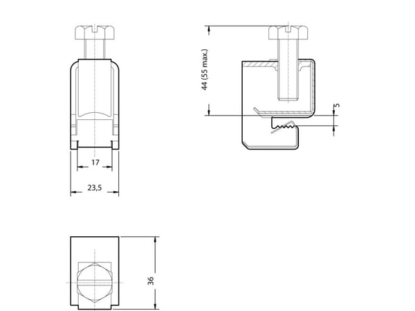 Siemens 8US19212AC00 Tilslutningsklemme 440 A