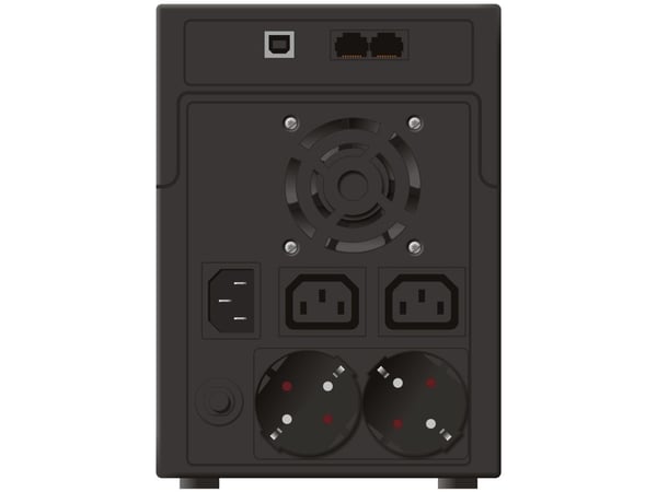 PowerWalker VI 2200 SHL Schuko, Linjeinteraktiv, 2,2 kVA, 1200 W, 170 V, 280 V, 50/60 hz