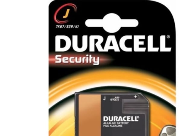 Duracell Security - Batteri J - Alkalisk - 500 mAh