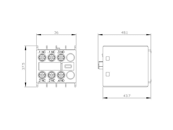 Siemens 3RH2911-1HA12 extrabrytare 1 st