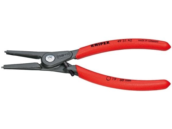 Knipex 49 31 A2, Lukkorengaspihdit, Terästä, Muovi, Punainen, 180 mm, 170 g