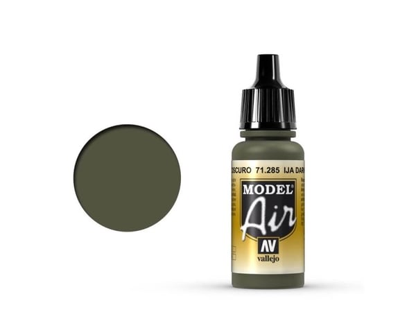 Vallejo 71.285, 17 ml, Grön, Matt, Flaska