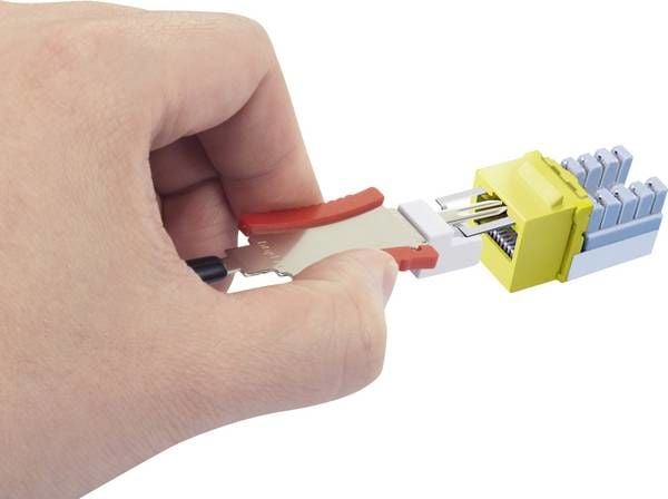Renkforce RF-4308249, RJ45, Metallisk, Gjennomsiktig, Hvit, Hankjønn/hunkjønn, Rett, Metall, Plast, Cat6