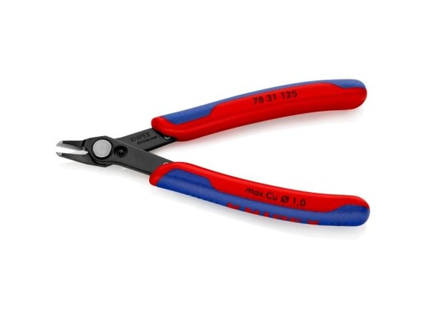 Knipex Super-Knips 78 31 125 Elektronik och finmekanik Tryck tång utan egg 125 mm