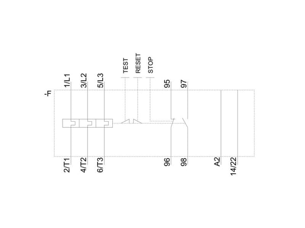 Siemens Överbelastningsrelä 690 V/AC 1 x gränslägesbrytare, 1 x brytbrytare 1 st 3RU2116-1HB1