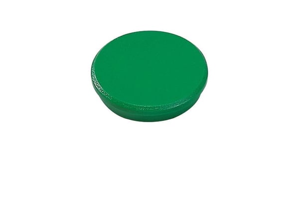 Magnet Dahle, rund, 32 mm, grön, förpackning med 10 st. Magnet Dahle, rund, 32 mm, grön, förpackning med 10 st.