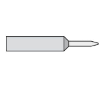 Weller XNT 6, Lödspets, Varje varumärke, 1 styck, 1,6 mm, 0,4 mm, 29,5 mm