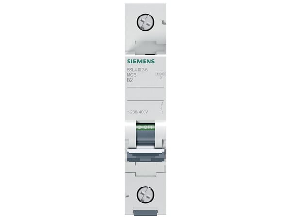 Siemens 5SL41026 5SL4102-6 Ledningssikkerhedsafbryder 1-polig 2 A 230 V, 400 V