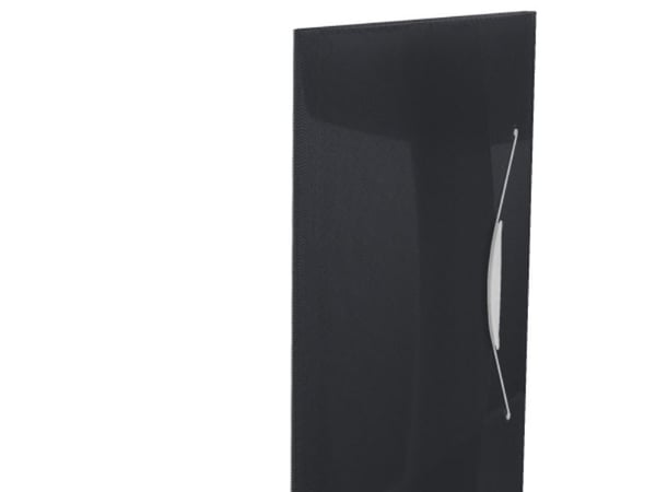 Esselte Vivida - 3-fliksmappe - for A4 (210 x 297 mm) - kapasitet: 150 ark - gjennomskinnelig, livlig svart