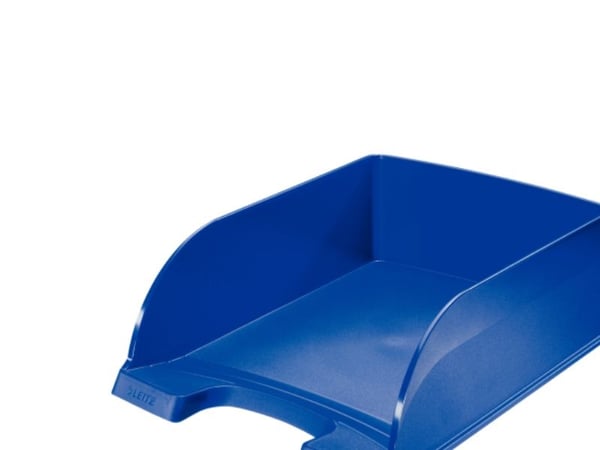 Leitz Plus Jumbo lomakelaatikko, Muovi, Sininen, A4, Kirjekuori, Kirjain, Note, Paperi, 242 x 330 x 95 mm, 255 x 357 x 103 mm
