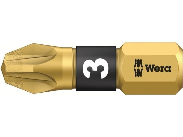 Wera 855/1 BDC PZ, 1 styck, Pozidriv, PZ 3, 25 mm, 7 mm, 7 mm