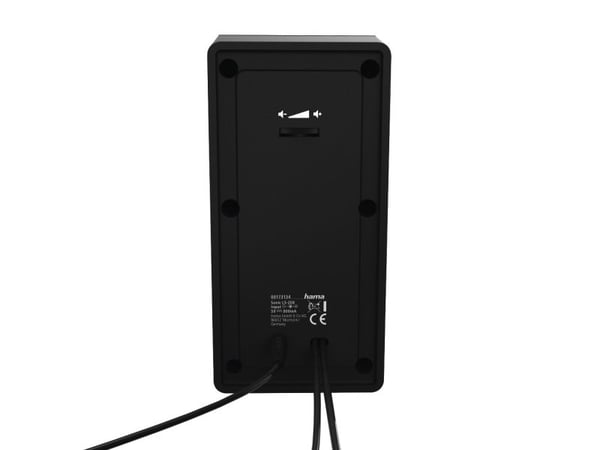 Hama Sonic LS-208, 2.0 kanavaa, 8 W, 100 - 20000 Hz, 4 O, Musta