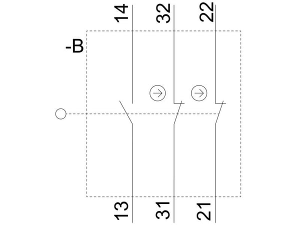 Siemens 3SE52320LC05 3SE5232-0LC05 Slutstoppskontakt 240 V/AC 1,5 A Stämpel Tryckknappsändan IP67 1 st