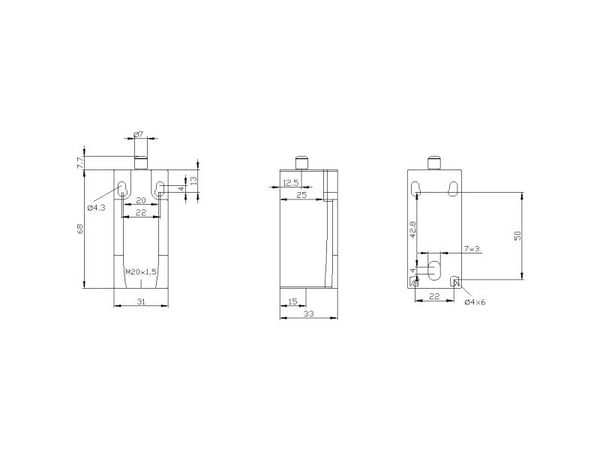 Siemens 3SE52320LC05 3SE5232-0LC05 Slutstoppskontakt 240 V/AC 1,5 A Stämpel Tryckknappsändan IP67 1 st