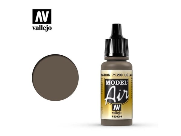 Vallejo 71.290, 17 ml, Brun, Matt, Flaska
