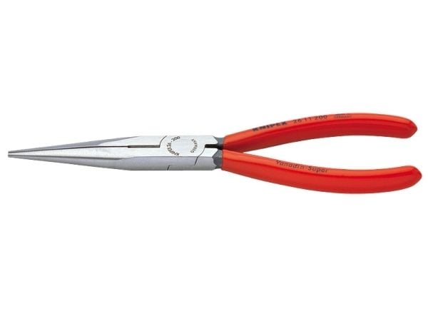 Knipex 26 11 200, Avbitartång, 2,5 mm, 7,3 cm, Stål, Plast, Röd