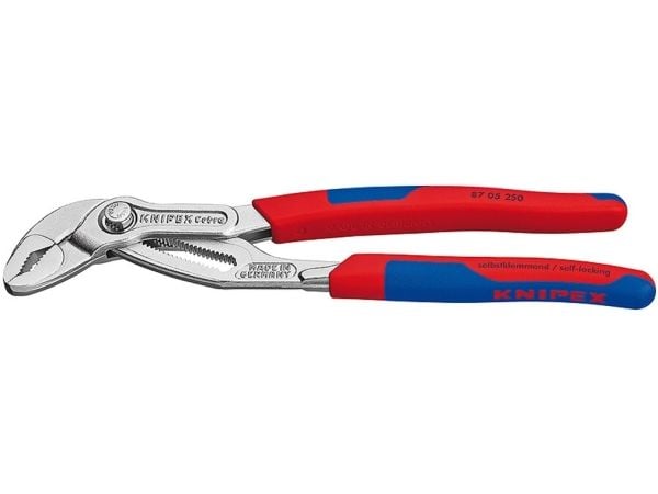Knipex 87 05 250, Ponttipihdit, 5 cm, 4,6 cm, Kromivanadiini-teräs, Sininen, Punainen, 250 mm