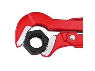 Knipex 83 30 015, Rød, Rustfritt stål, Svensk rørtang, Rød, 6 cm, Kromvanadiumstål, Kromvanadiumstål
