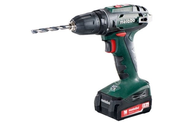 Metabo BS 14.4, Skruvdragare, Pistolhandtag, Svart, Grön, Röd, 1500 RPM, 400 RPM, 20 nm