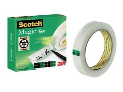 Scotch Magic Tape 810, 66 m, Fiber, papper, CE, 19 mm