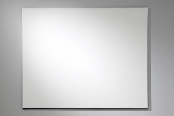 Lintex Boarder - Whiteboard - veggmonterbar - 2505 x 1205 mm - keramikkstål - magnetisk - aluminiumramme med grå hjørner