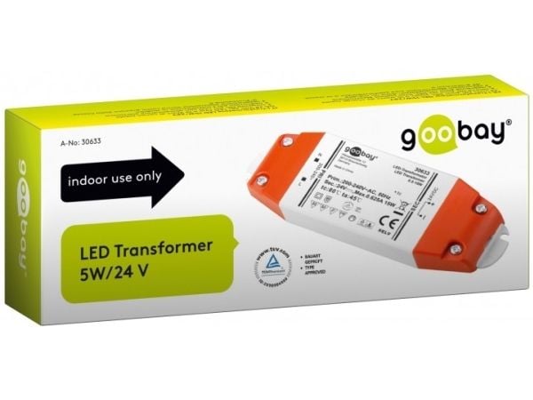 Goobay 30633, oransje, Hvid, IP20, -20 - 45 °C, VDE, 15 W, 200 - 240 V