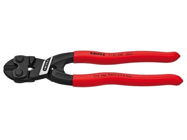 Knipex CoBolt 71 01 200 kompakti pulttileikkuri, 200 mm, kastettu kahva