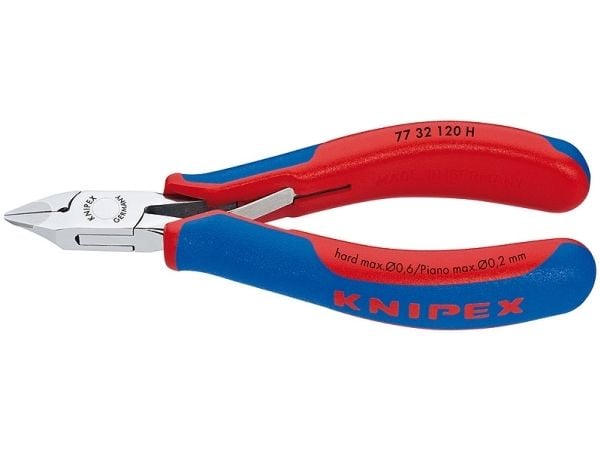 Knipex 77 32 120 H, Avbitartång, 1,4 cm, 7,5 mm, Stål, Blå, Röd, 120 mm