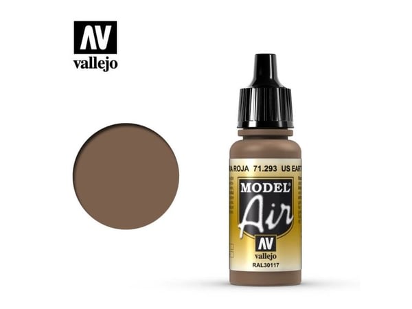 Vallejo 71.293, 17 ml, Ruskea, Matta, Pullo