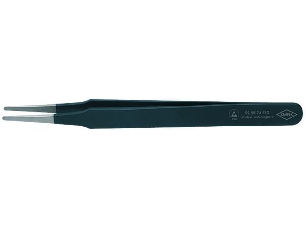 Knipex 92 78 77 ESD, Kromnikkelstål, Sort, Rett, 27 g, 145 mm, 1 stykker