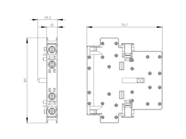 Siemens 3RH1921-1JA11 extrabrytare 1 st