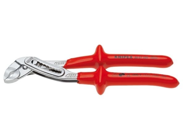 Knipex 88 07 250, Ponttipihdit, Kromivanadiini-teräs, Muovi, Punainen, 250 mm, 420 g