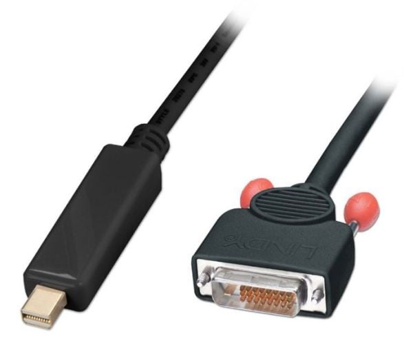 Lindy 3m Mini DisplayPort - DVI-D m/m, 3 m, Mini DisplayPort, DVI-D, Hankoppling, Hankoppling, 1920 x 1200 pixlar Lindy 3m Mini DisplayPort - DVI-D m/m, 3 m, Mini DisplayPort, DVI-D, Hankoppling, Hankoppling, 1920 x 1200 pixlar