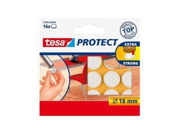 Tesa - Dobbelsidig tape 50 m - hvit (en pakke 12)