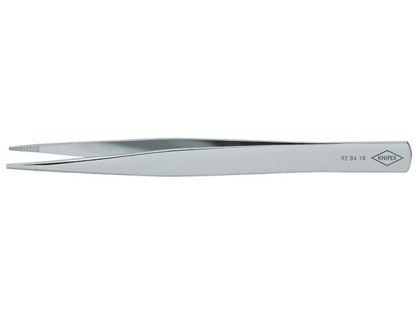 Knipex 92 84 18, Rustfrit stål, Rustfrit stål, Flad, Lige, 19 g, 12,5 cm